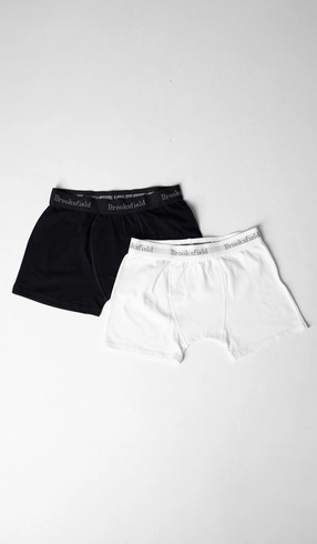 Kit Cueca Boxer Lisa com 2 Peças