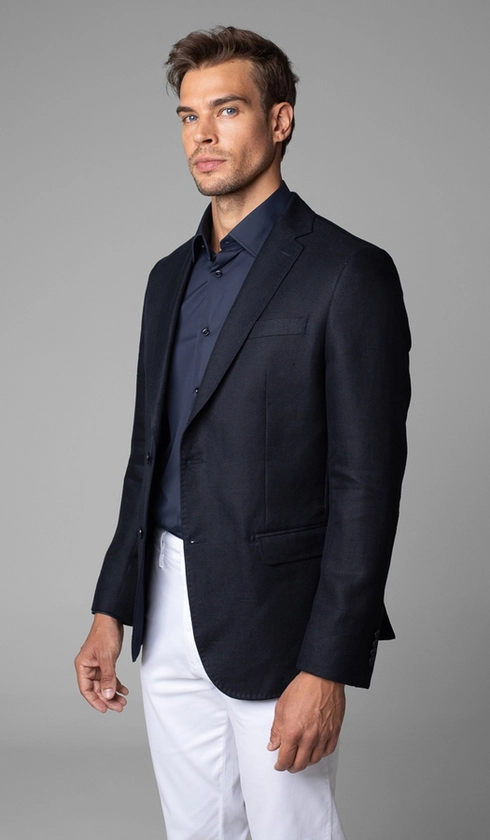 Paletó sem Forro Lã e Linho