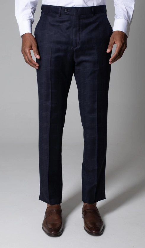 Terno Super 120 Slim Xadrez Gola de Bico