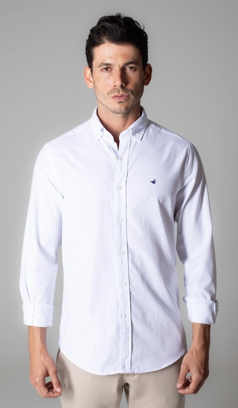 Camisa Manga Longa Oxford Button Down