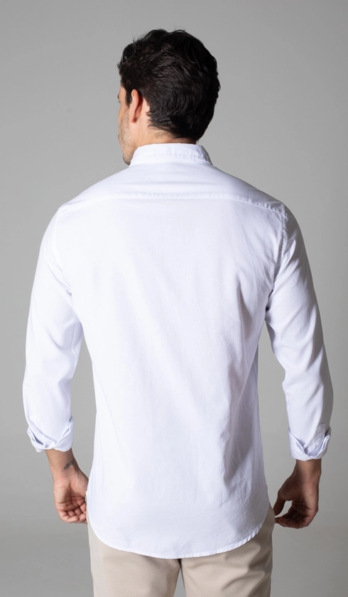 Camisa Manga Longa Oxford Button Down