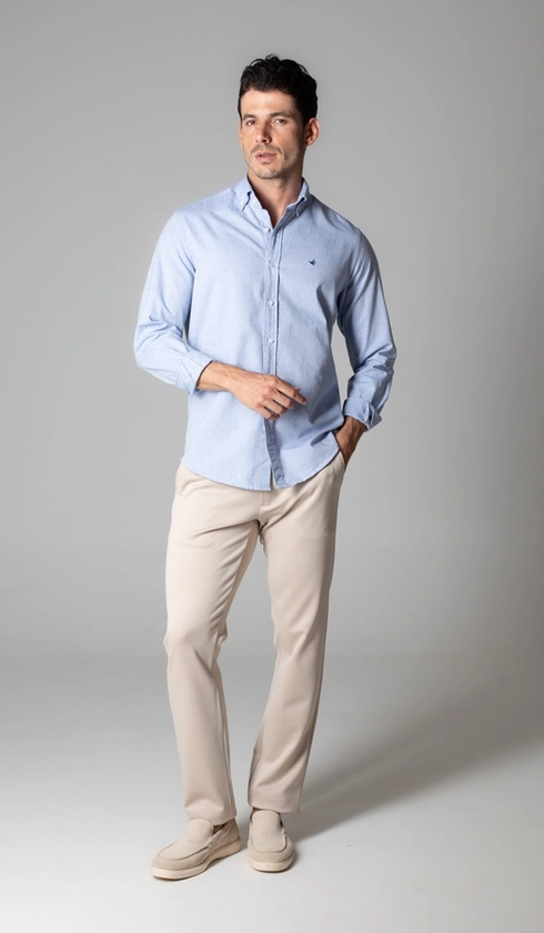 Camisa Manga Longa Oxford Button Down