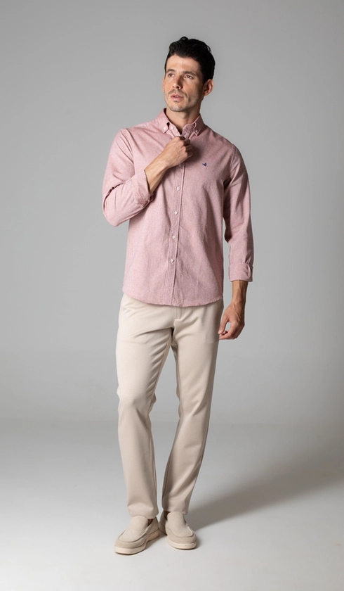 Camisa Manga Longa Oxford Button Down