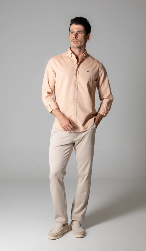Camisa Manga Longa Oxford Button Down