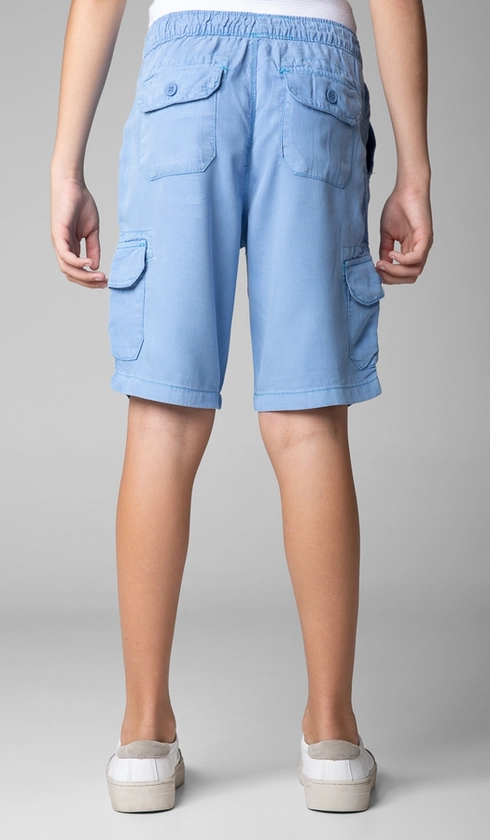 Bermuda Tencel Bolso Cargo
