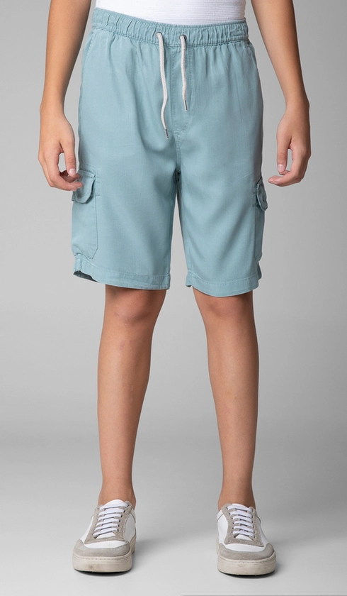 Bermuda Tencel Bolso Cargo