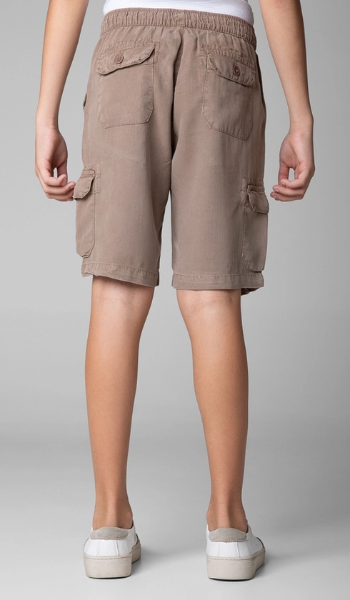 Bermuda Tencel Bolso Cargo