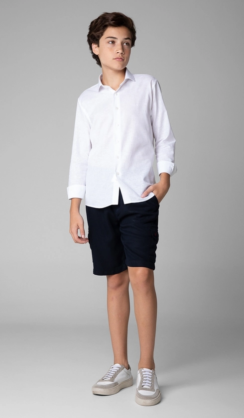 Bermuda Tencel Bolso Cargo