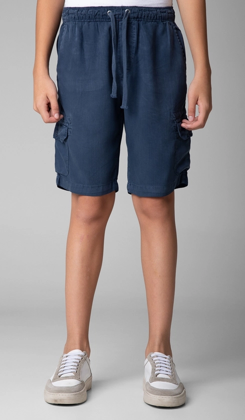Bermuda Tencel Bolso Cargo