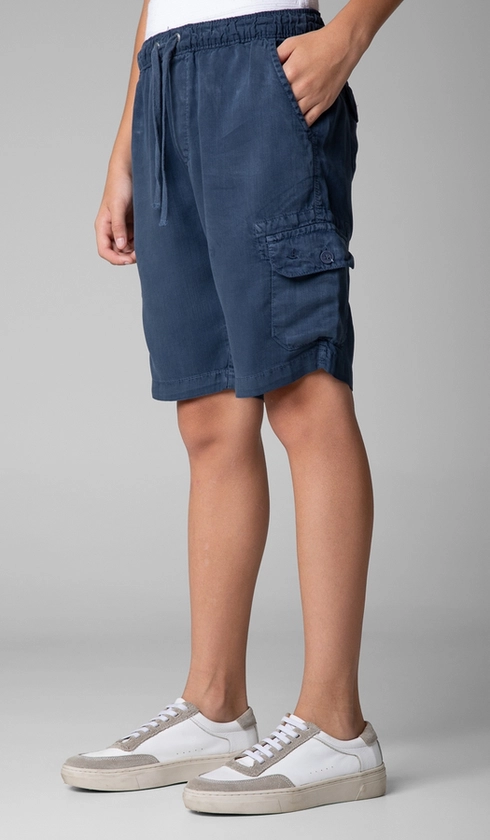 Bermuda Tencel Bolso Cargo