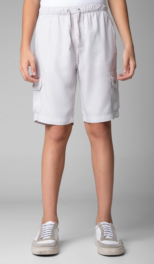 Bermuda Tencel Bolso Cargo