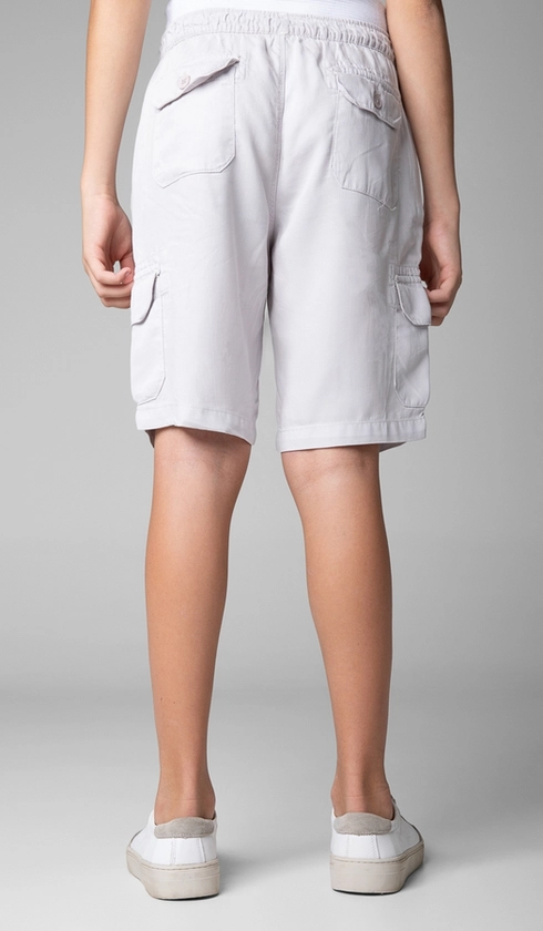 Bermuda Tencel Bolso Cargo