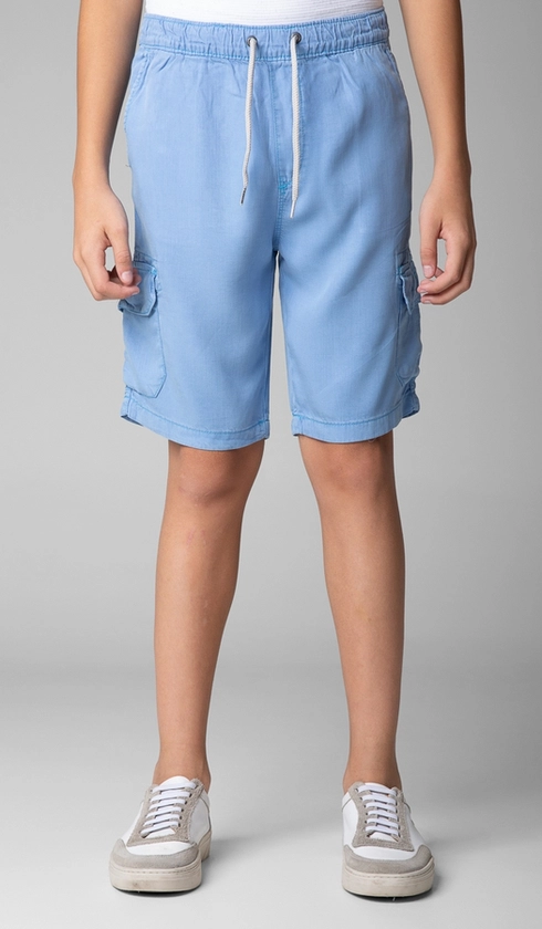 Bermuda Tencel Bolso Cargo