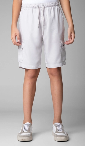 Bermuda Tencel Bolso Cargo