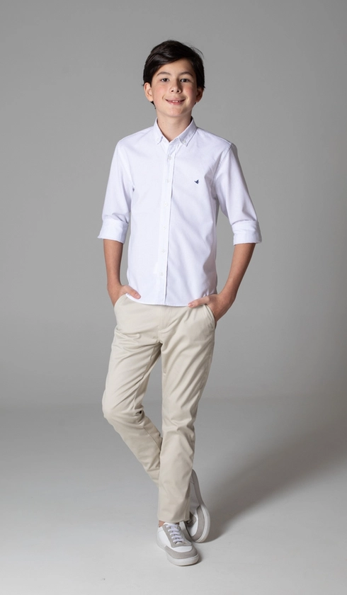 Camisa Manga Longa Oxford Button Down