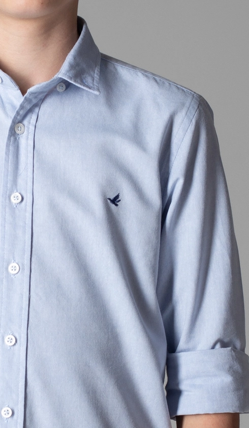 Camisa Manga Longa Oxford Button Down