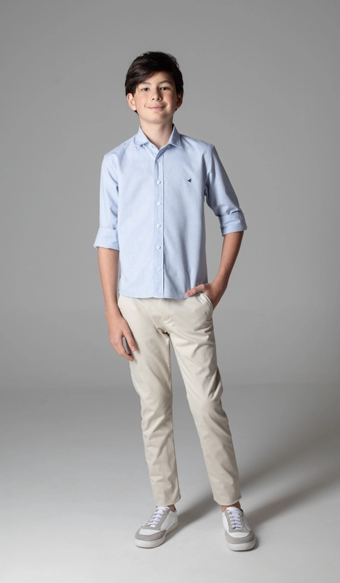 Camisa Manga Longa Oxford Button Down