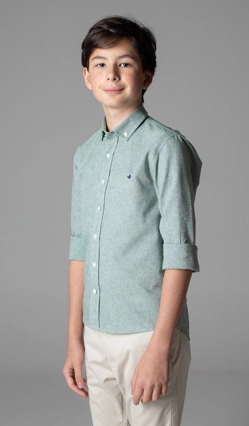 Camisa Manga Longa Oxford Button Down