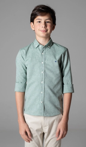 Camisa Manga Longa Oxford Button Down