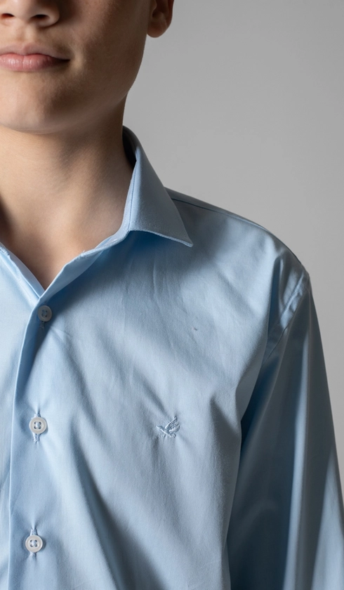 Camisa Social Básica Manga Longa
