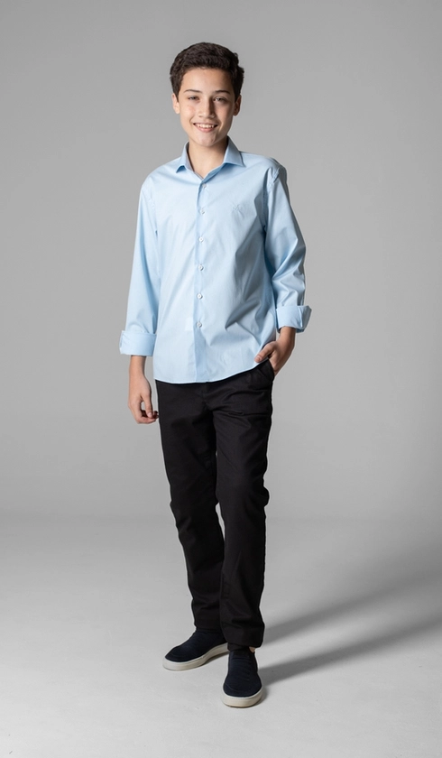 Camisa Social Básica Manga Longa