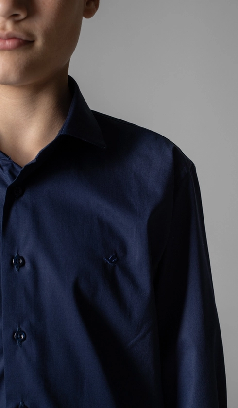 Camisa Social Básica Manga Longa