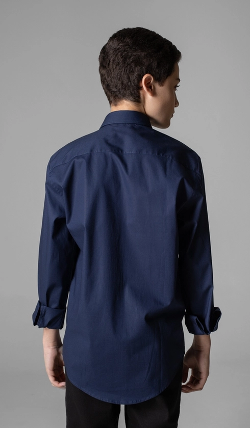 Camisa Social Básica Manga Longa