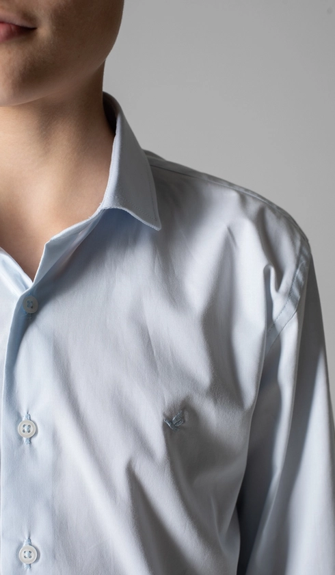Camisa Social Básica Manga Longa