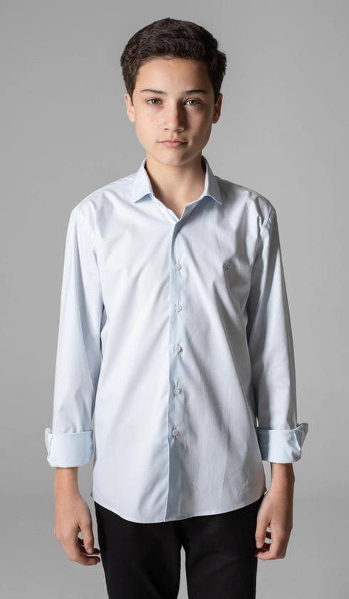 Camisa Social Básica Manga Longa