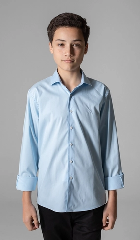 Camisa Social Básica Manga Longa