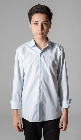 Camisa Social Básica Manga Longa