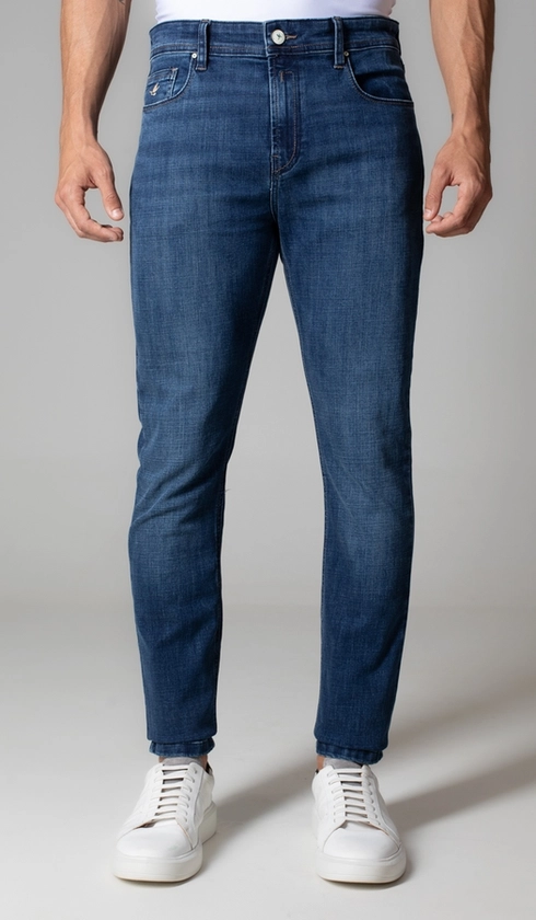 Calça Jeans 5 Bolsos Slim