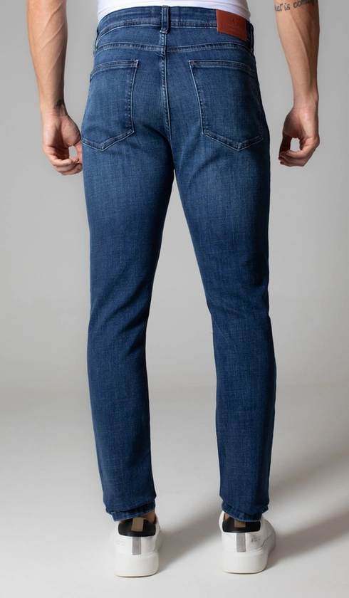 Calça Jeans 5 Bolsos Slim