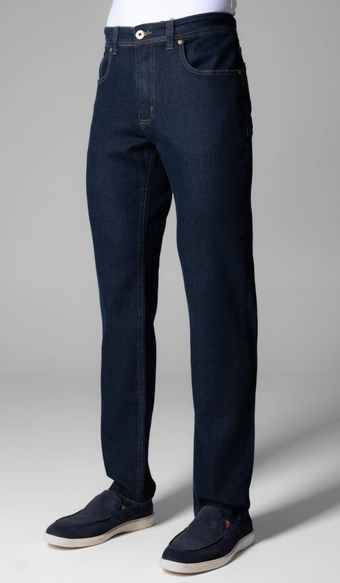 Calça Jeans 5 Bolsos Slim