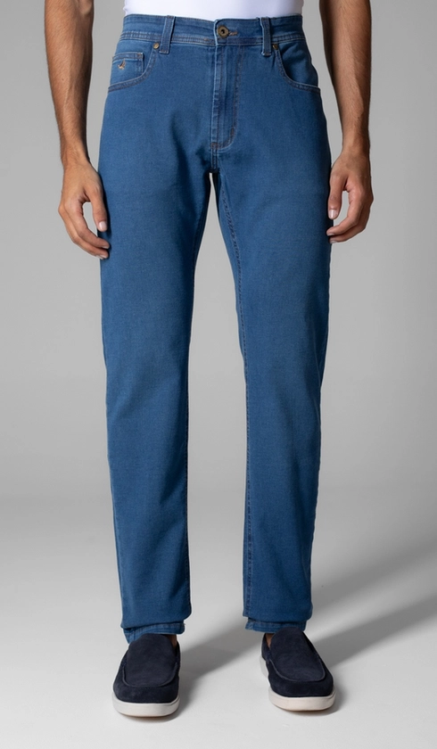 Calça Jeans 5 Bolsos Slim