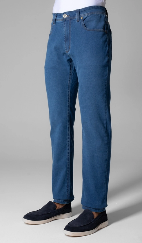 Calça Jeans 5 Bolsos Slim