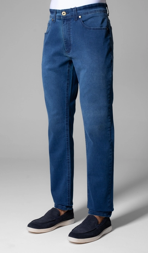 Calça Jeans 5 Bolsos Slim