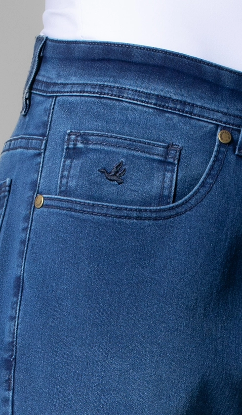 Calça Jeans 5 Bolsos Slim