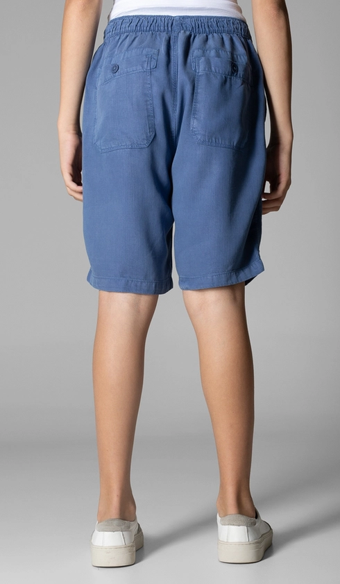 Bermuda Tencel Bolso Frontal