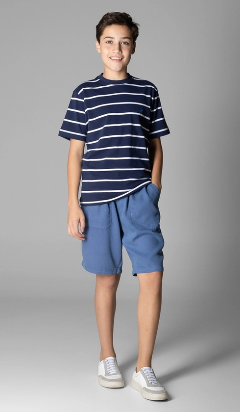 Bermuda Tencel Bolso Frontal