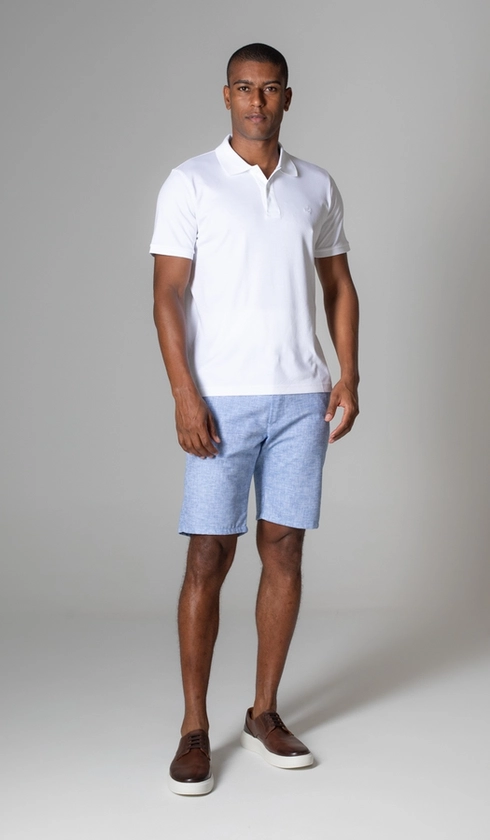 Bermuda Linho Techno Bolso Faca