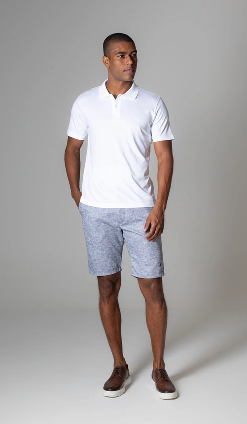 Bermuda Linho Techno Bolso Faca