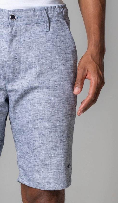 Bermuda Linho Techno Bolso Faca