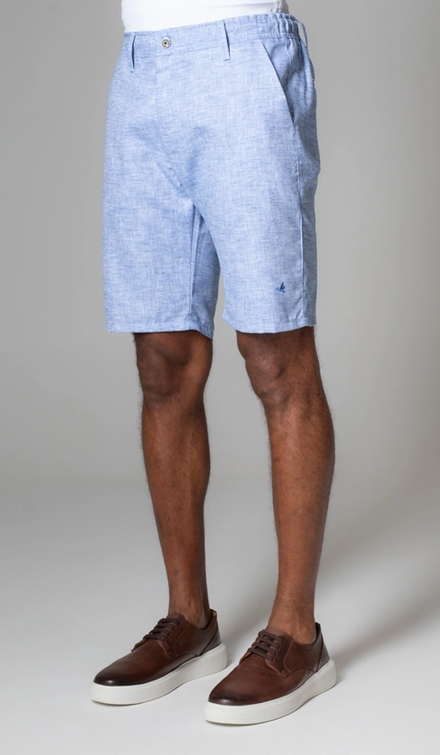 Bermuda Linho Techno Bolso Faca