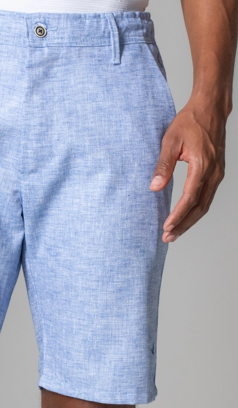 Bermuda Linho Techno Bolso Faca