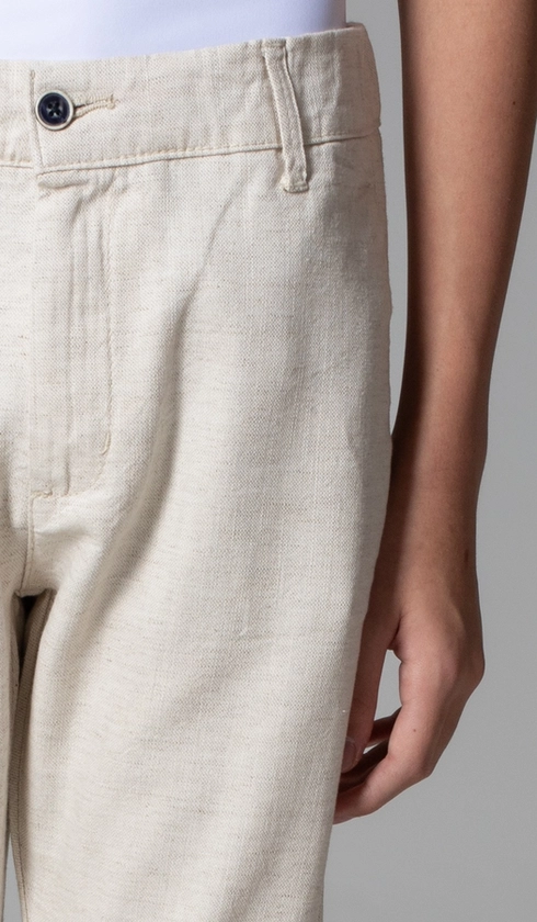 Calça Chino Linho Misto