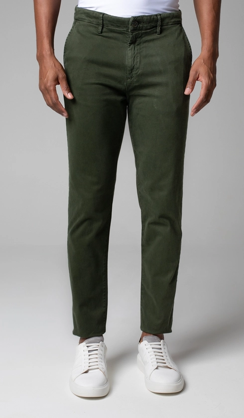 Calça Chino Bolso Faca Importada