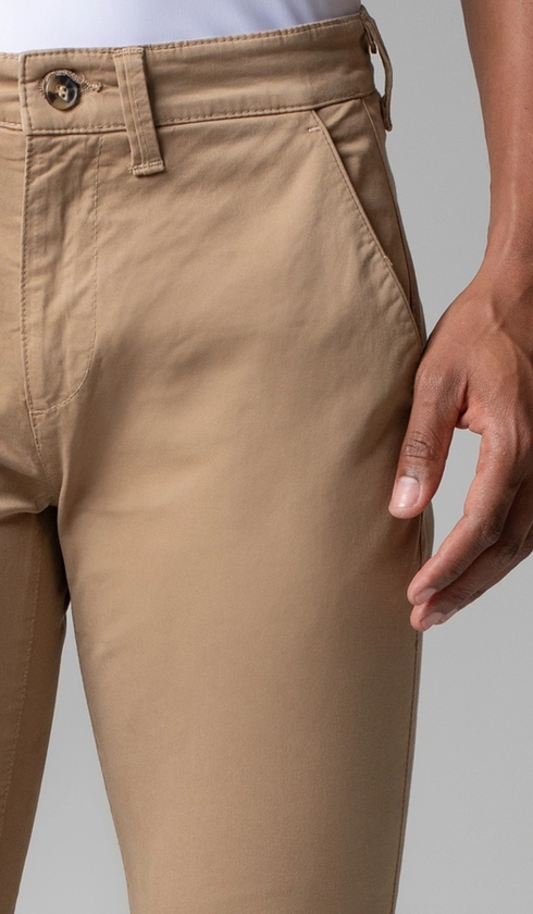 Calça Sarja Bolso Faca Slim Tec Espanhol