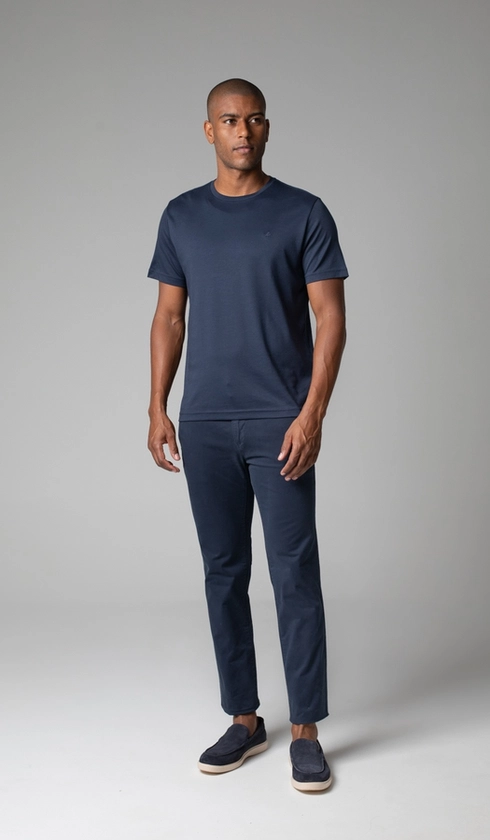 Calça Sarja Bolso Faca Slim Tec Espanhol