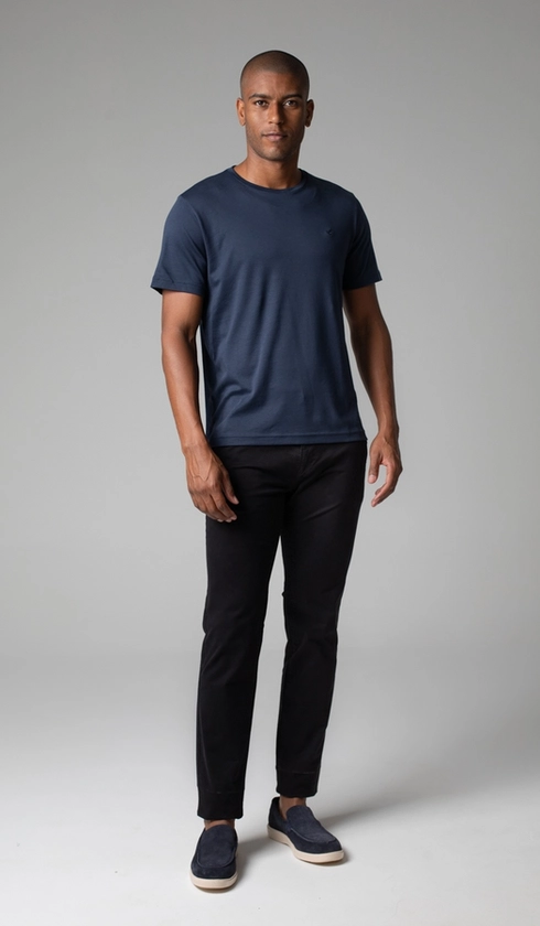 Calça Sarja Bolso Faca Slim Tec Espanhol